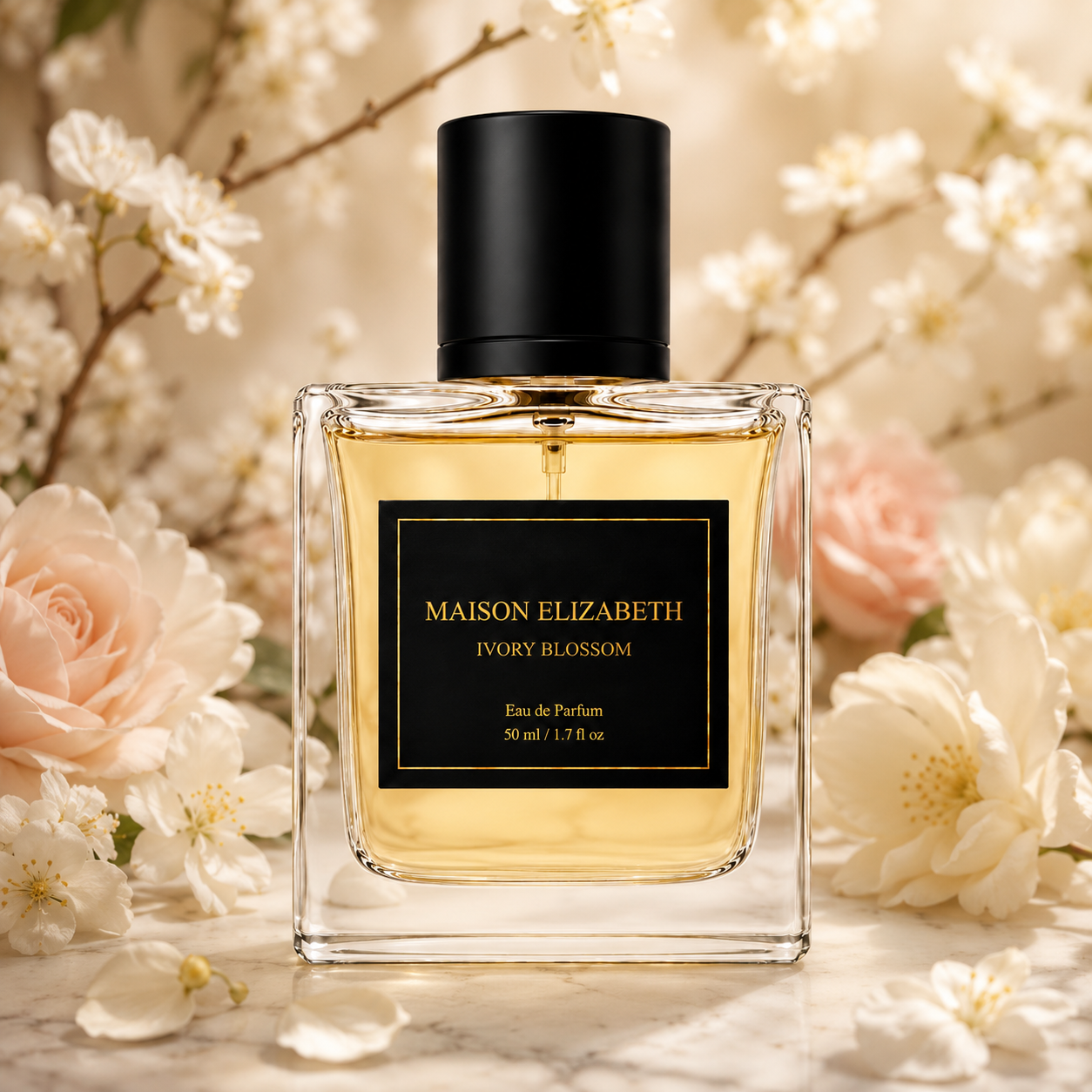 Ivory Blossom: Where Flowers Meet Elegance